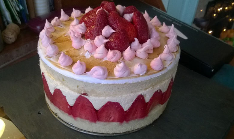 Pierre Hermé's Strawberry Frasier. © Martin Belderson