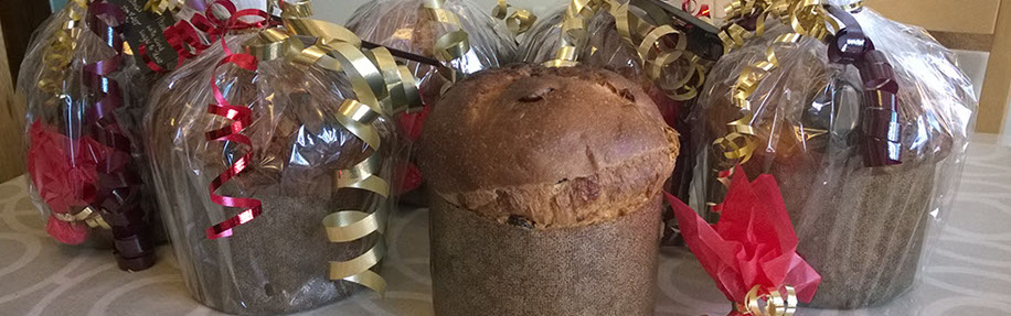 Our traditional four-dough artisan panettone ready for Christmas delivery. © Martin Belderson