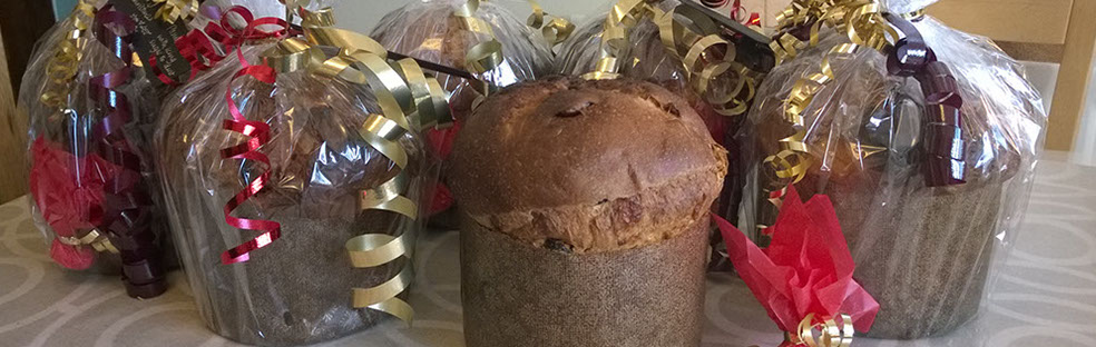 Our traditional four-dough artisan panettone ready for Christmas delivery. © Martin Belderson