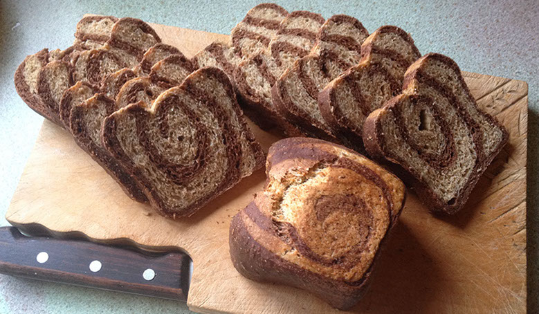 Rye Swirl Bread. © Martin Belderson